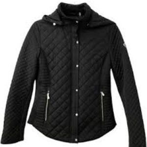 Andrew Marc Black Lightweight Puffer Coat